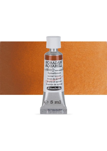 : Horadam Aquarell Tüp Sulu Boya : 5 ml : Spinel Brown