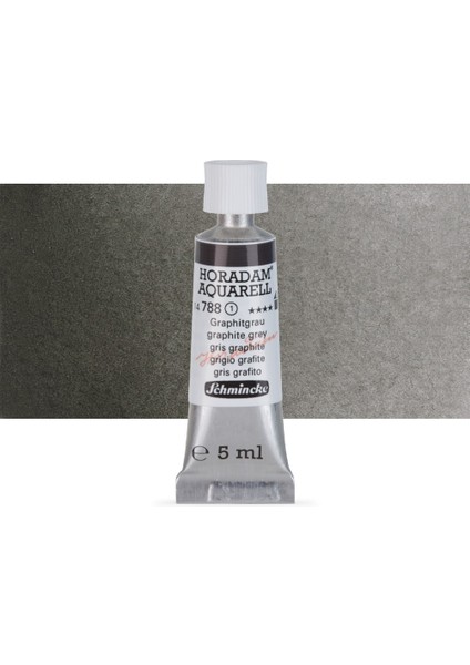 : Horadam Aquarell Tüp Sulu Boya : 5 ml : Graphite Grey