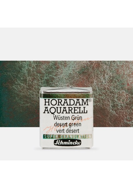 : Horadam Aquarell Supergranulation Sulu Boya : Desert Green : Yarım Tablet