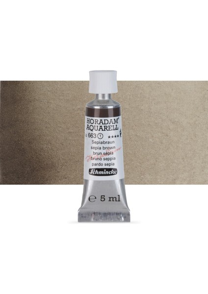 : Horadam Aquarell Tüp Sulu Boya : 5 ml : Sepia Brown