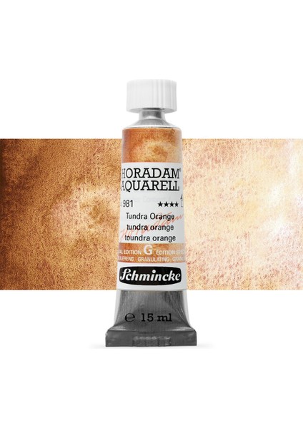 : Horadam Aquarell Supergranulation Sulu Boya : Tundra Orange : 15 ml