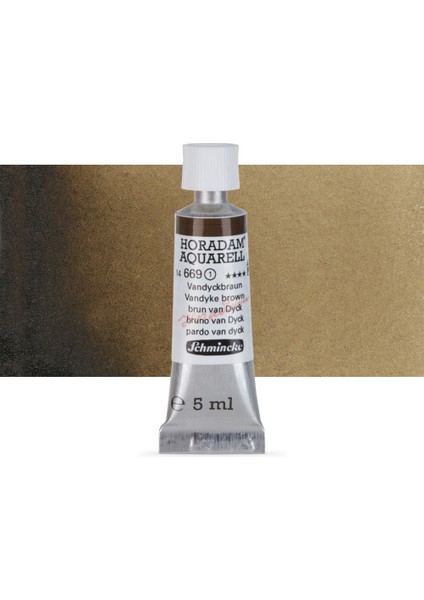 : Horadam Aquarell Tüp Sulu Boya : 5 ml : Vandyke Brown