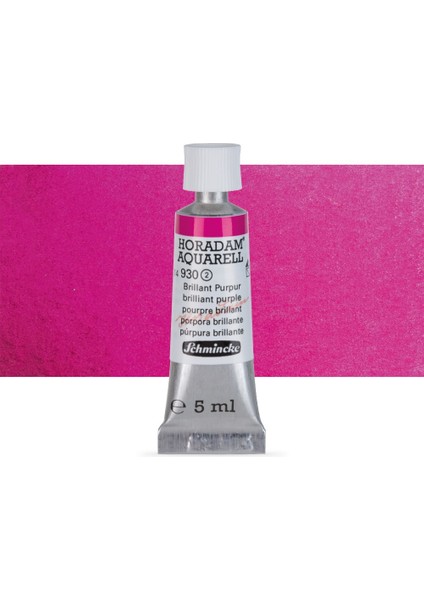 : Horadam Aquarell Tüp Sulu Boya : 5 ml : Brilliant Purple