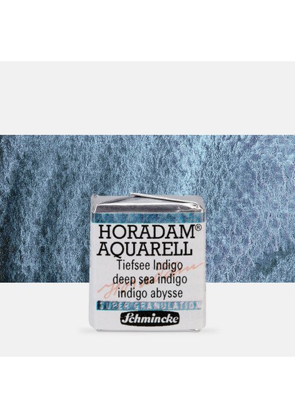 : Horadam Aquarell Supergranulation Sulu Boya : Deep Sea Indigo : Yarım Tablet