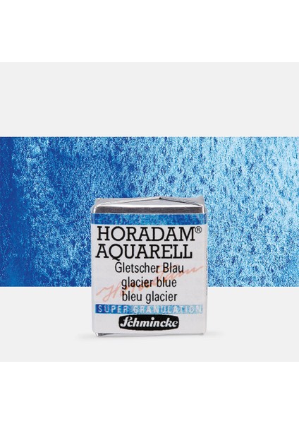 : Horadam Aquarell Supergranulation Sulu Boya : Glacier Blue : Yarım Tablet