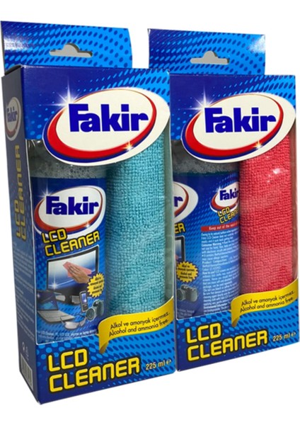 LCD Cleaner Ekran Temizleyici 225 ml x 2AD.