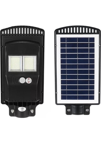 50W Radar Hareket Sensörlü Solar Şarjlı LED Projektör – Su Geçi̇rmez – Güneş Panelli̇ - %50 - %100 Işık