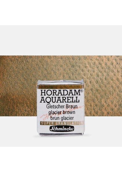 : Horadam Aquarell Supergranulation Sulu Boya : Glacier Brown : Yarım Tablet