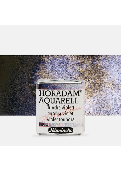 : Horadam Aquarell Supergranulation Sulu Boya : Tundra Violet : Yarım Tablet