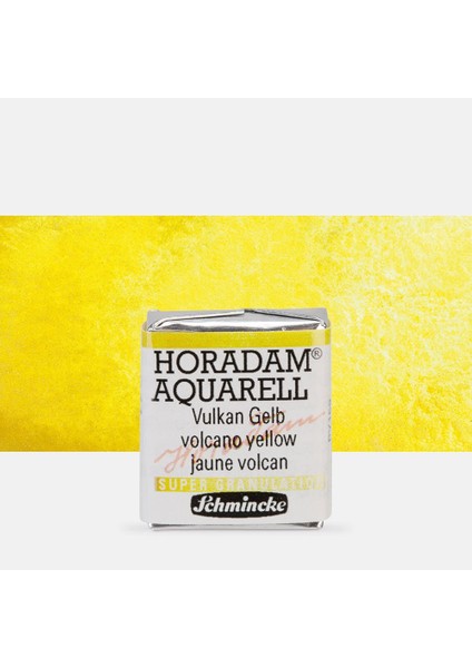 : Horadam Aquarell Supergranulation Sulu Boya : Volcano Yellow : Yarım Tablet