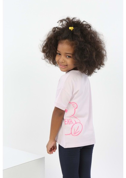 Toontoy Kız Çocuk Ayıcık Baskılı Tişört modelleri