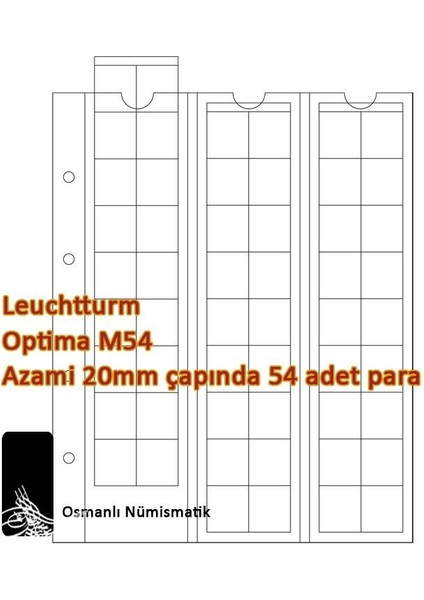 Optima M54/20 Madeni Para Sayfası