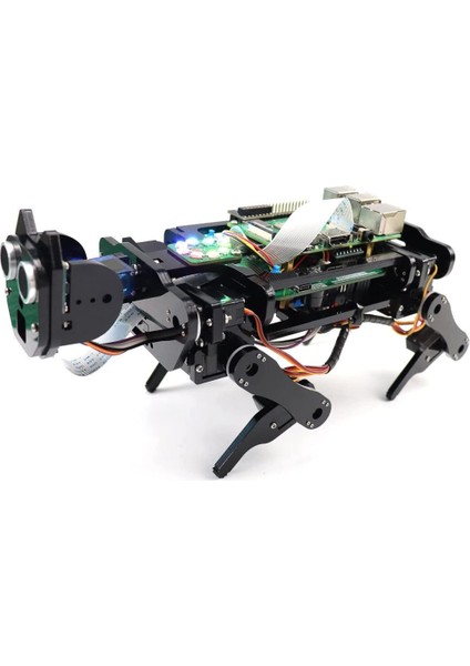 Robot Köpek Kiti, Yürüyüş Raspberry Pi 4 B 3 B+ B A+ Için