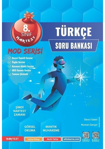 Nartest Yayınevi 8. Sınıf Mod Türkçe Soru Bankası