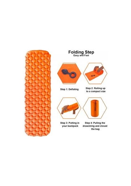 Ultralight K Uyku Pedi Sırt Çantasıyla ve Için Şişme K Mat Pediyürüyüş Yalıtımlı Uyku Mat K Yatak Pedi | K Mat (Yurt Dışından) fiyatları