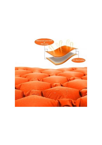 Ultralight K Uyku Pedi Sırt Çantasıyla ve Için Şişme K Mat Pediyürüyüş Yalıtımlı Uyku Mat K Yatak Pedi | K Mat (Yurt Dışından) fırsatları