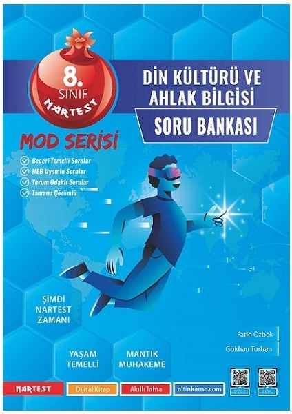 Nartest Yayınevi 8. Sınıf Mod Din Kültürü ve Ahlak Bilgisi Soru Bankası