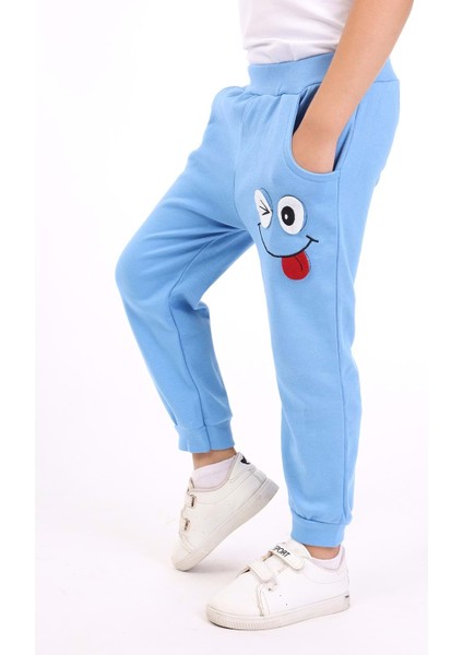 Toontoy Erkek Çocuk Iki Yanı Cep Detaylı Nakışlı Eşofman Alt