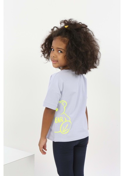 Toontoy Kız Çocuk Ayıcık Baskılı Tişört modelleri