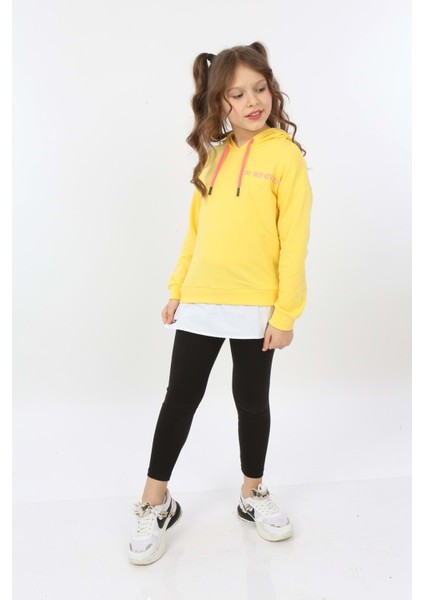 Toontoy Kız Çocuk Do Not Give Up Nakışlı Sweatshirt fiyatları