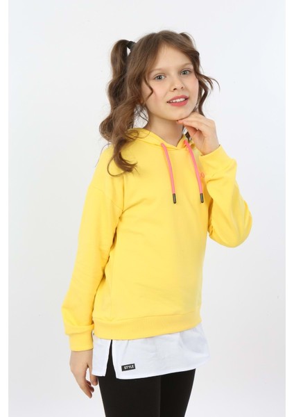 Toontoy Kız Çocuk Do Not Give Up Nakışlı Sweatshirt modelleri