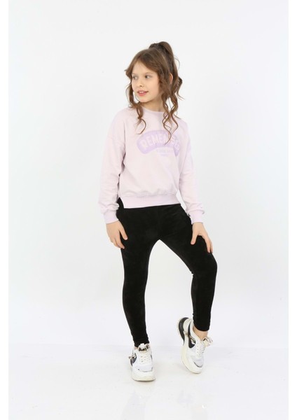 Toontoy Kız Çocuk Remember Baskılı Sweatshirt