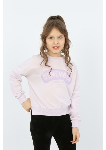 Toontoy Kız Çocuk Remember Baskılı Sweatshirt modelleri