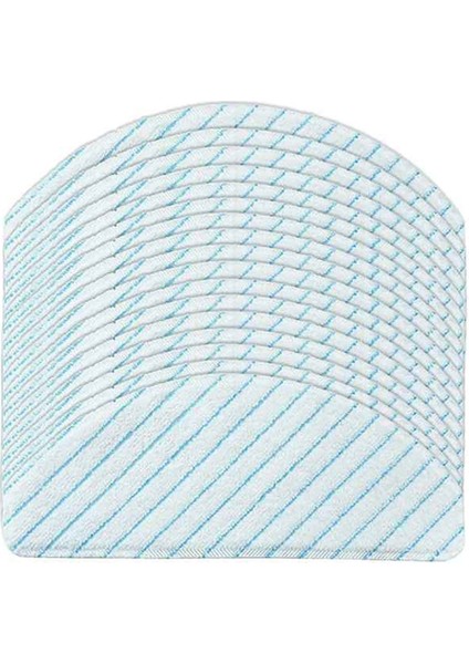 120 Adet Mikrofiber Paspas Pedleri Ecovacs Deebot Ozmo T8 T9 Aıvı Elektrikli Süpürge Yıkanabilir Paspas Bezi Paçavra (Yurt Dışından)