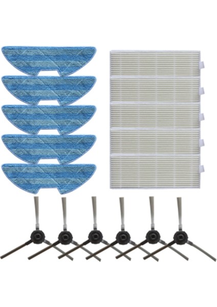 VSLAM-811GB/-911SE Süpürücü Aksesuarları Için Uyumlu 1 Takım Yan Fırça Filtre Paspas (Yurt Dışından)