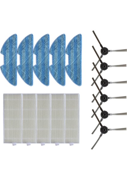 VSLAM-811GB/-911SE Süpürücü Aksesuarları Için Uyumlu 1 Takım Yan Fırça Filtre Paspas (Yurt Dışından) fiyatları
