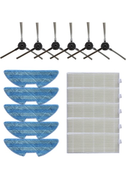 VSLAM-811GB/-911SE Süpürücü Aksesuarları Için Uyumlu 1 Takım Yan Fırça Filtre Paspas (Yurt Dışından) modelleri