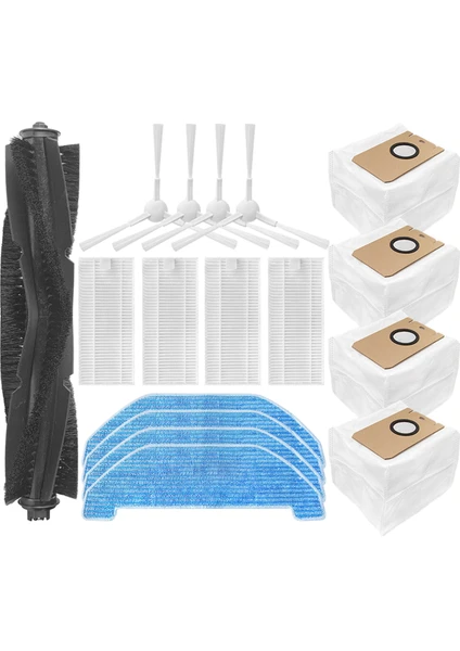 Shuai Yan Neabot Q11 Akıllı Robot Elektrikli Süpürge Için Ana Fırça Yan Fırça Filtre ve Paspas Bezi Yedek Parça Kitleri (Yurt Dışından)