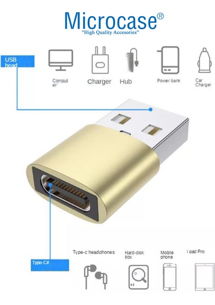 2.4A Type-C To USB Çevirici Adaptör - AL2947