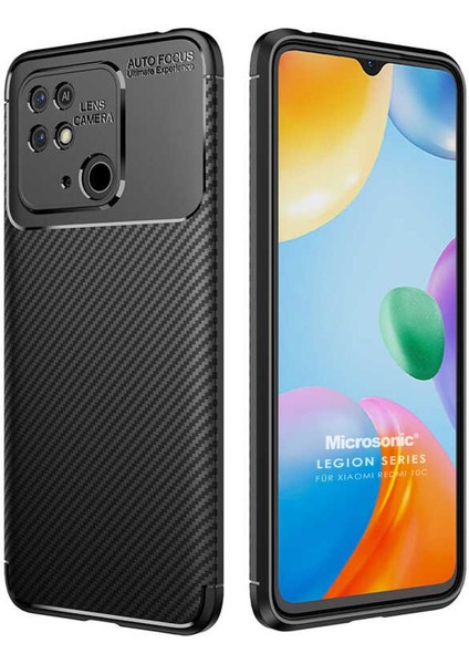 Xiaomi Redmi 10C Kılıf Legion Series Siyah