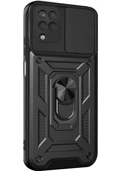 Samsung Galaxy M22 Kılıf Impact Resistant Siyah