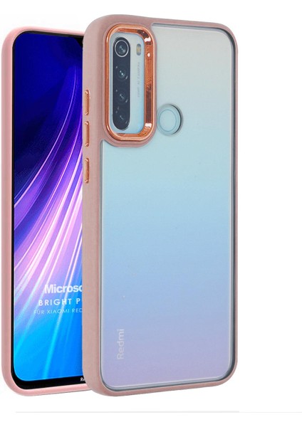 Xiaomi Redmi Note 8 Kılıf Bright Planet Rose Gold