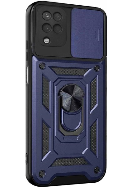 Samsung Galaxy M22 Kılıf Impact Resistant Lacivert
