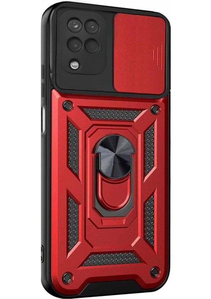 Samsung Galaxy M22 Kılıf Impact Resistant Kırmızı