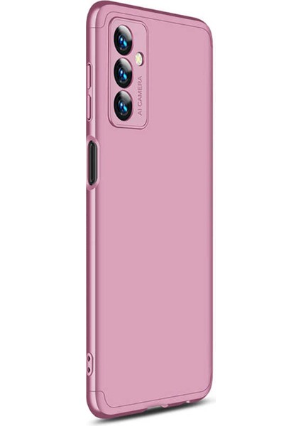 Samsung Galaxy M23 Kılıf Double Dip 360 Protective Rose Gold