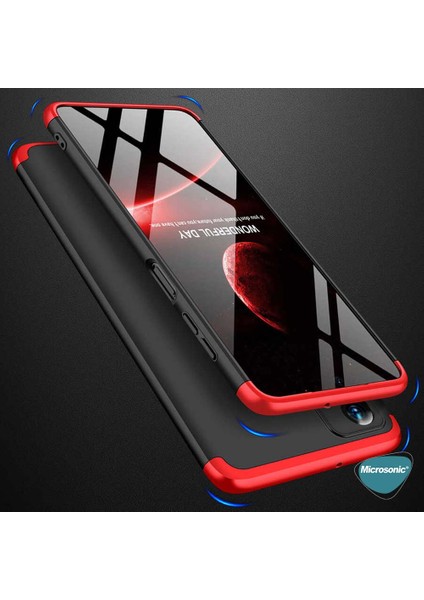 Samsung Galaxy M23 Kılıf Double Dip 360 Protective Kırmızı