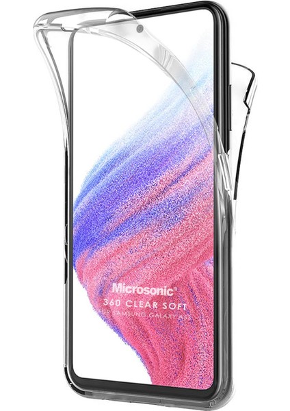 Samsung Galaxy A53 5g Kılıf 6 Tarafı Tam Full Koruma 360 Clear Soft Şeffaf