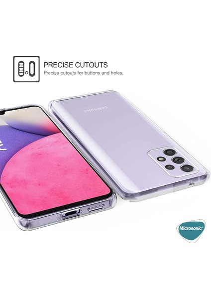 Samsung Galaxy A53 5g Kılıf 6 Tarafı Tam Full Koruma 360 Clear Soft Şeffaf