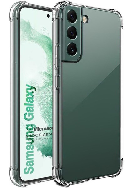Samsung Galaxy S22 Plus Kılıf Shock Absorbing Şeffaf
