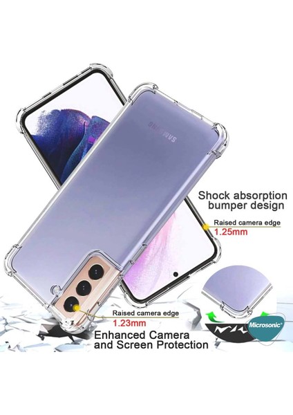 Samsung Galaxy S22 Plus Kılıf Shock Absorbing Şeffaf modelleri