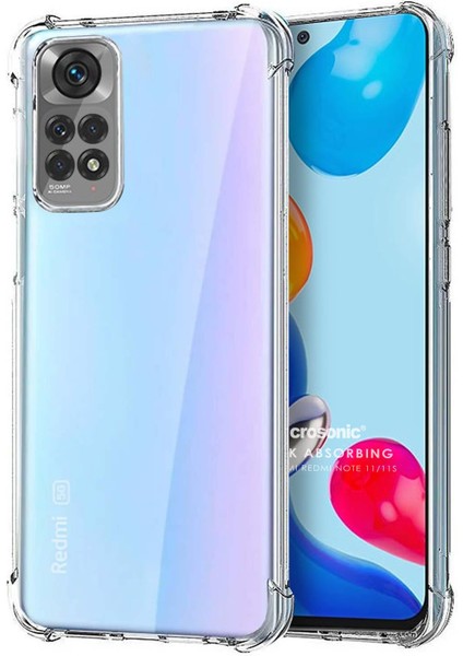 Xiaomi Redmi Note 11S Kılıf Shock Absorbing Şeffaf