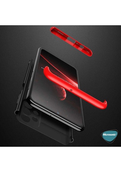 Samsung Galaxy A13 4g Kılıf Double Dip 360 Protective Kırmızı