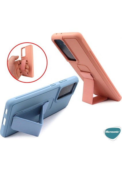 Samsung Galaxy A13 4g Kılıf Hand Strap Siyah