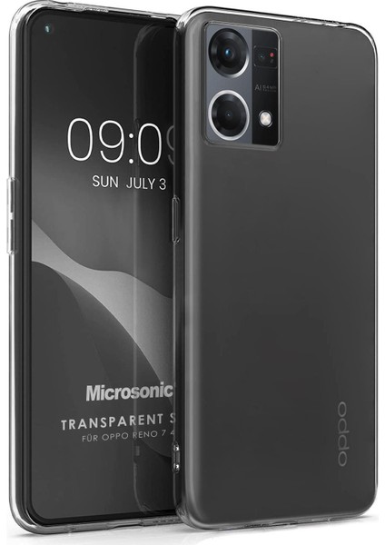 Oppo Reno 7 4g Kılıf Transparent Soft Şeffaf