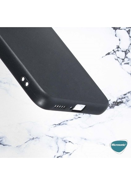 Matte Silicone Xiaomi Poco M4 Pro 4g Kılıf Siyah