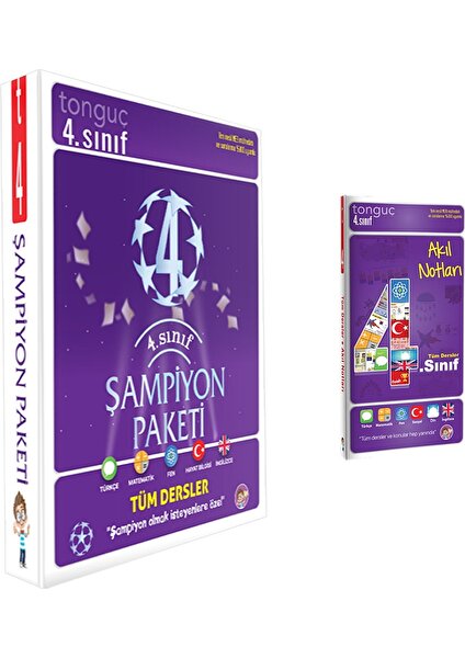 Tonguç Akademi 4. Sınıf Şampiyon Paketi - Akıl Notları